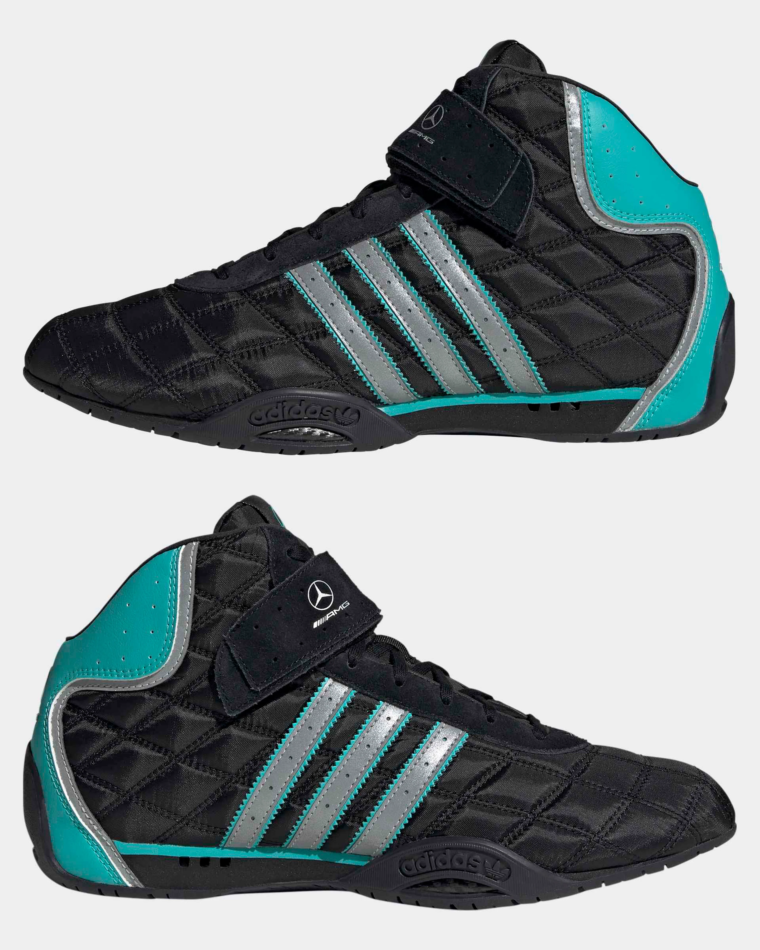 Adiracer Hi Shoes Black - Image 9