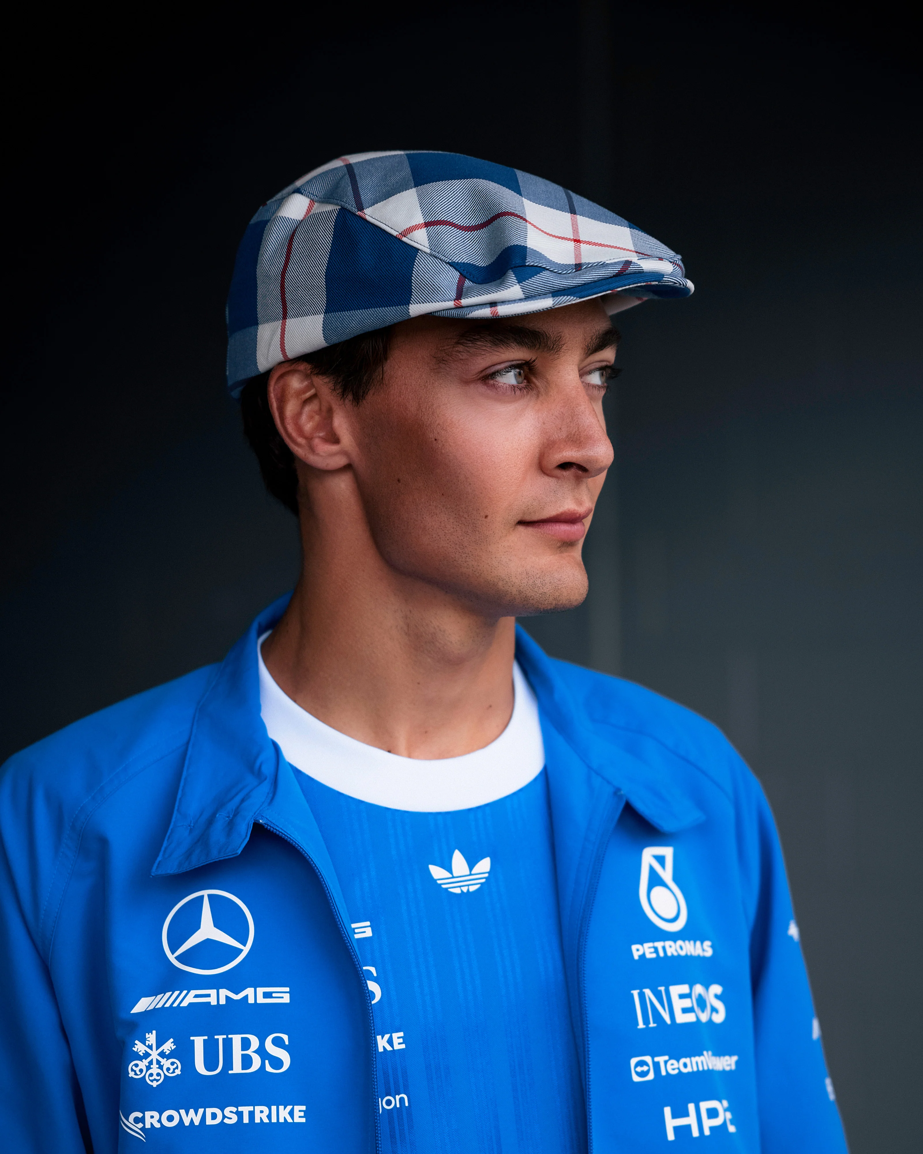 Blue Wonder Flat Cap Blue - Image 2