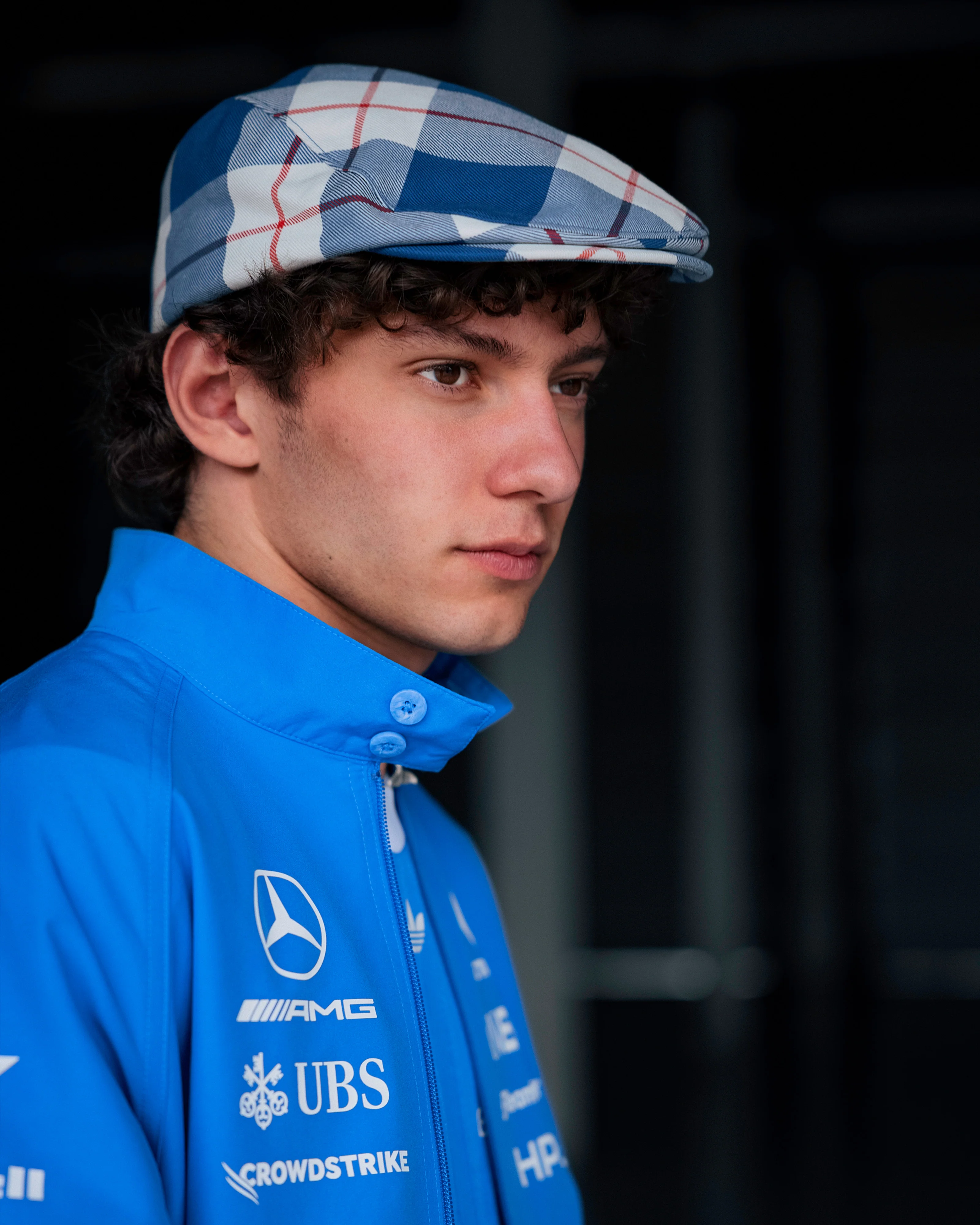 Blue Wonder Flat Cap Blue - Image 3