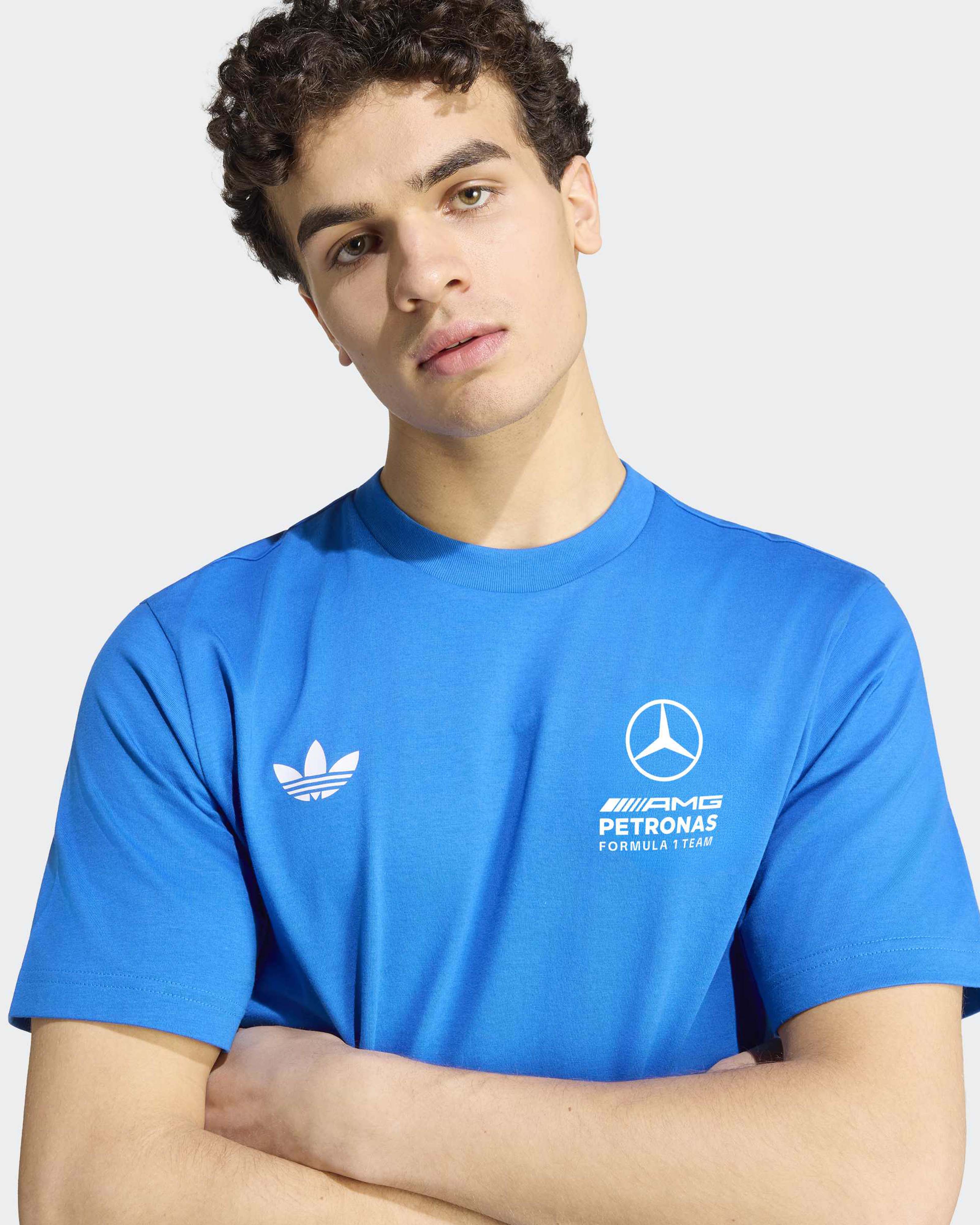 Mens Blue Wonder T-shirt Blue - Image 5