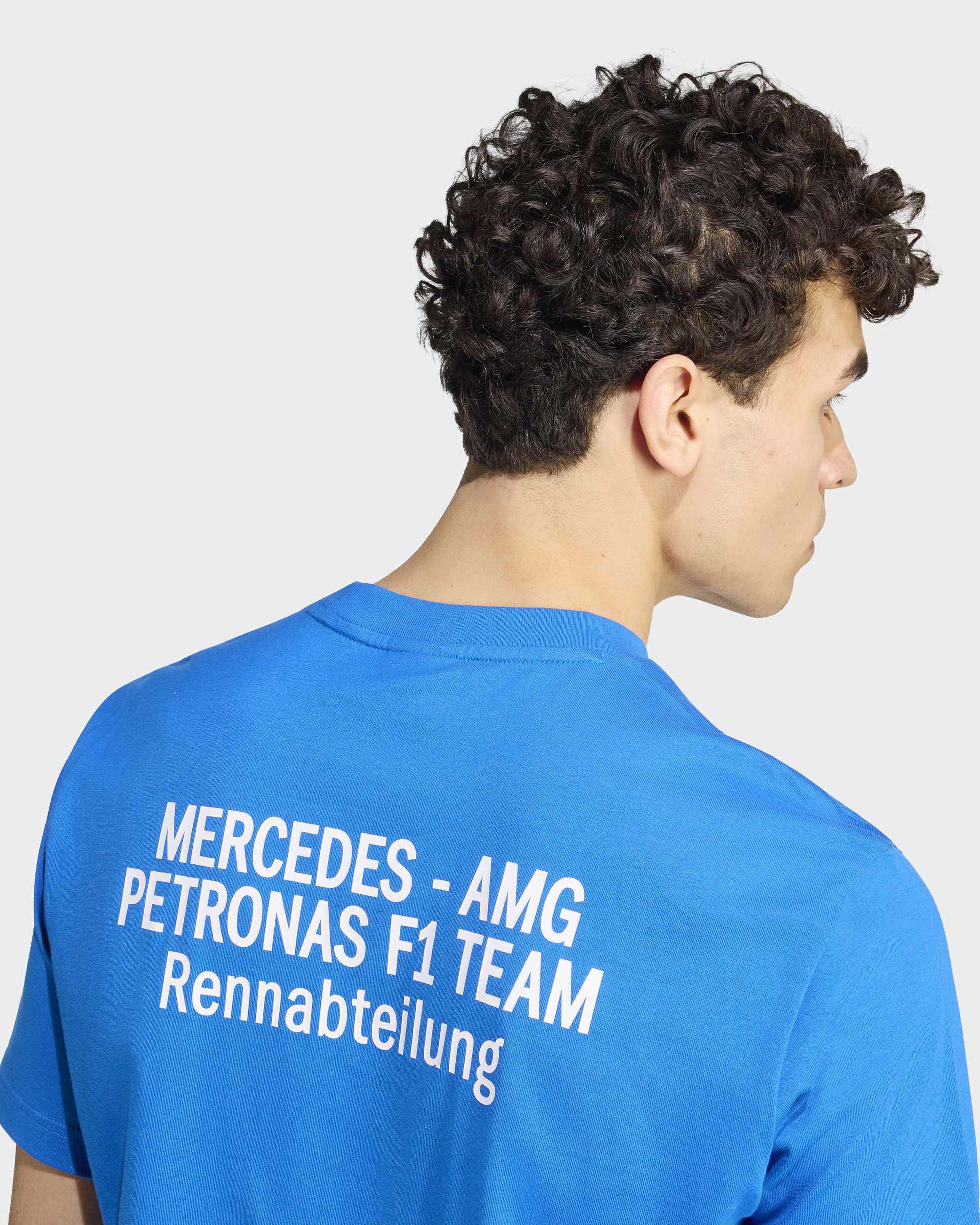 Mens Blue Wonder T-shirt Blue - Image 6