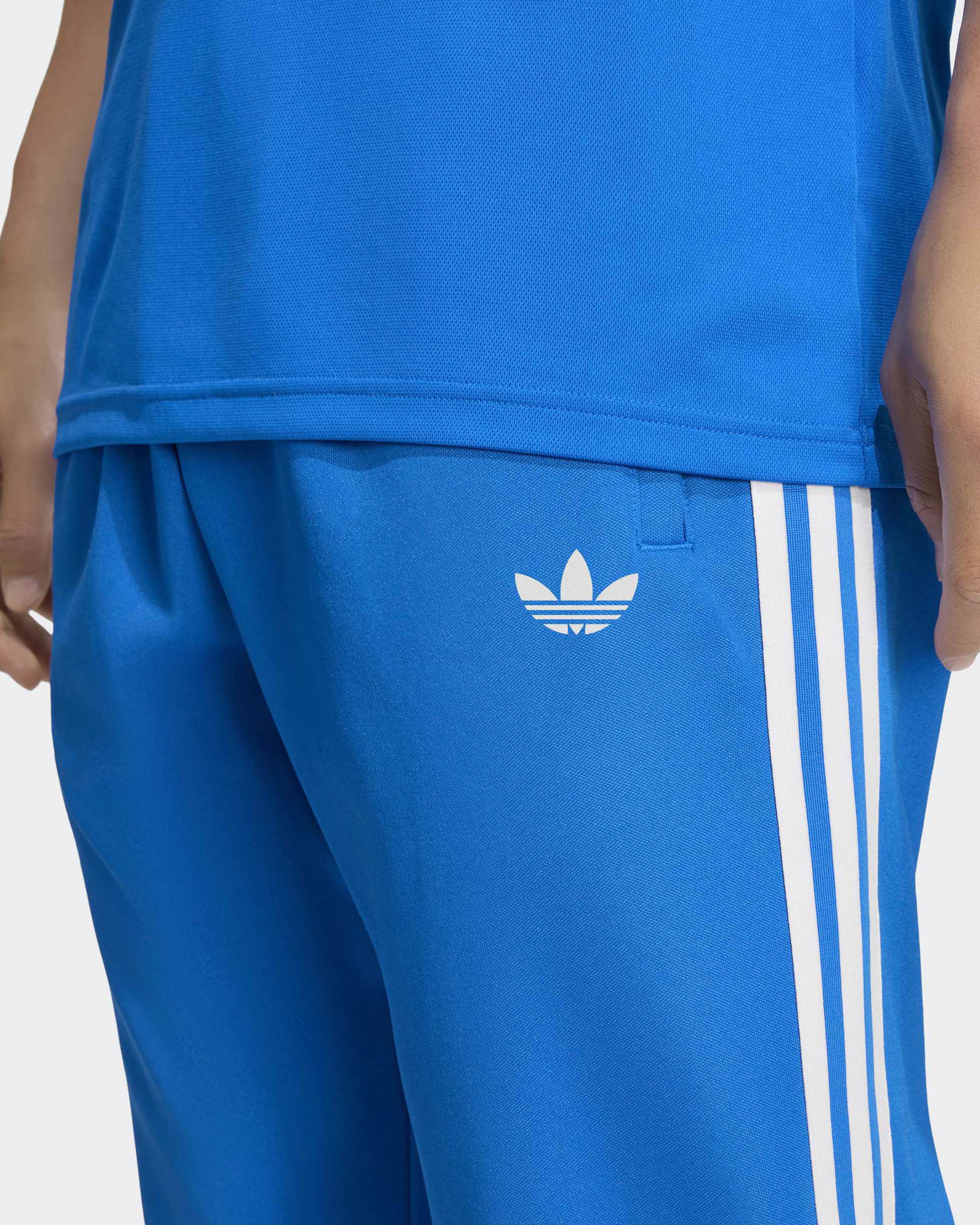 Mens Blue Wonder Track Pants Blue - Image 5