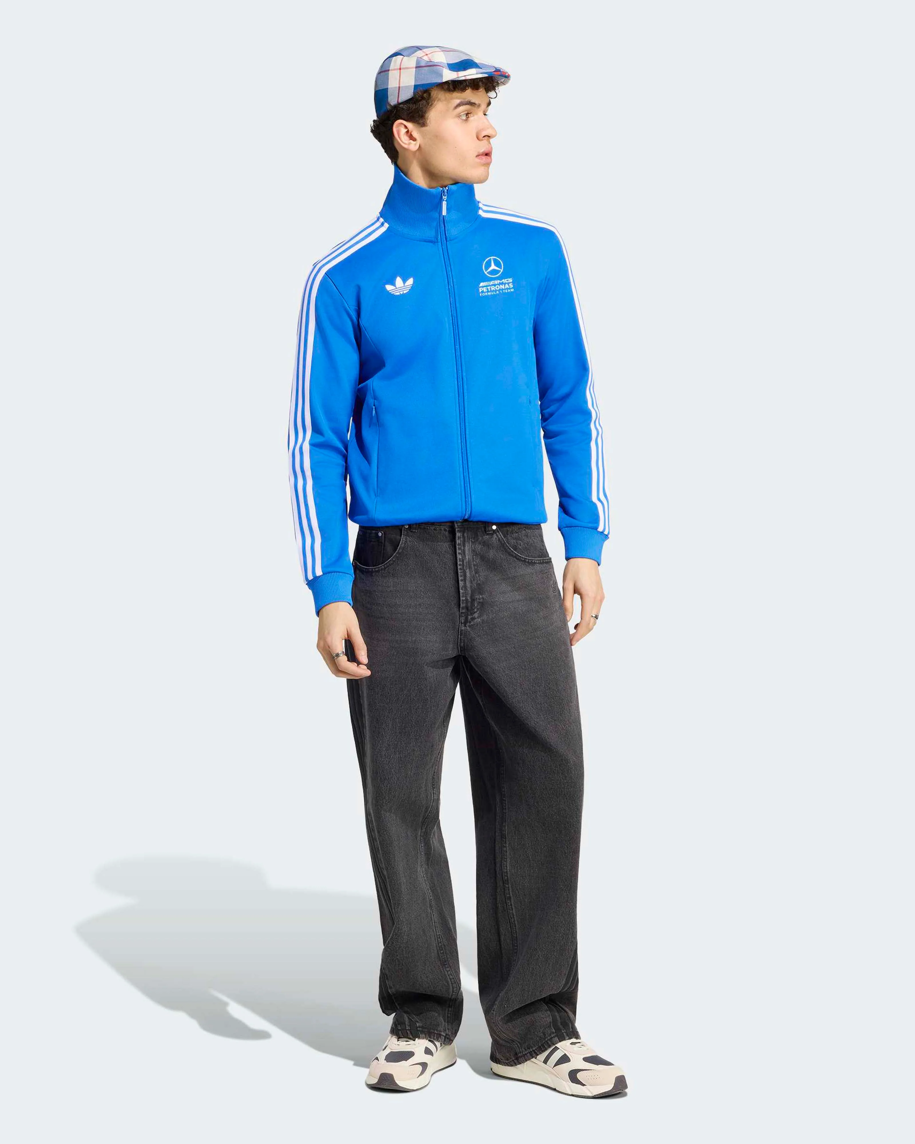 Mens Blue Wonder Track Top Blue - Image 6