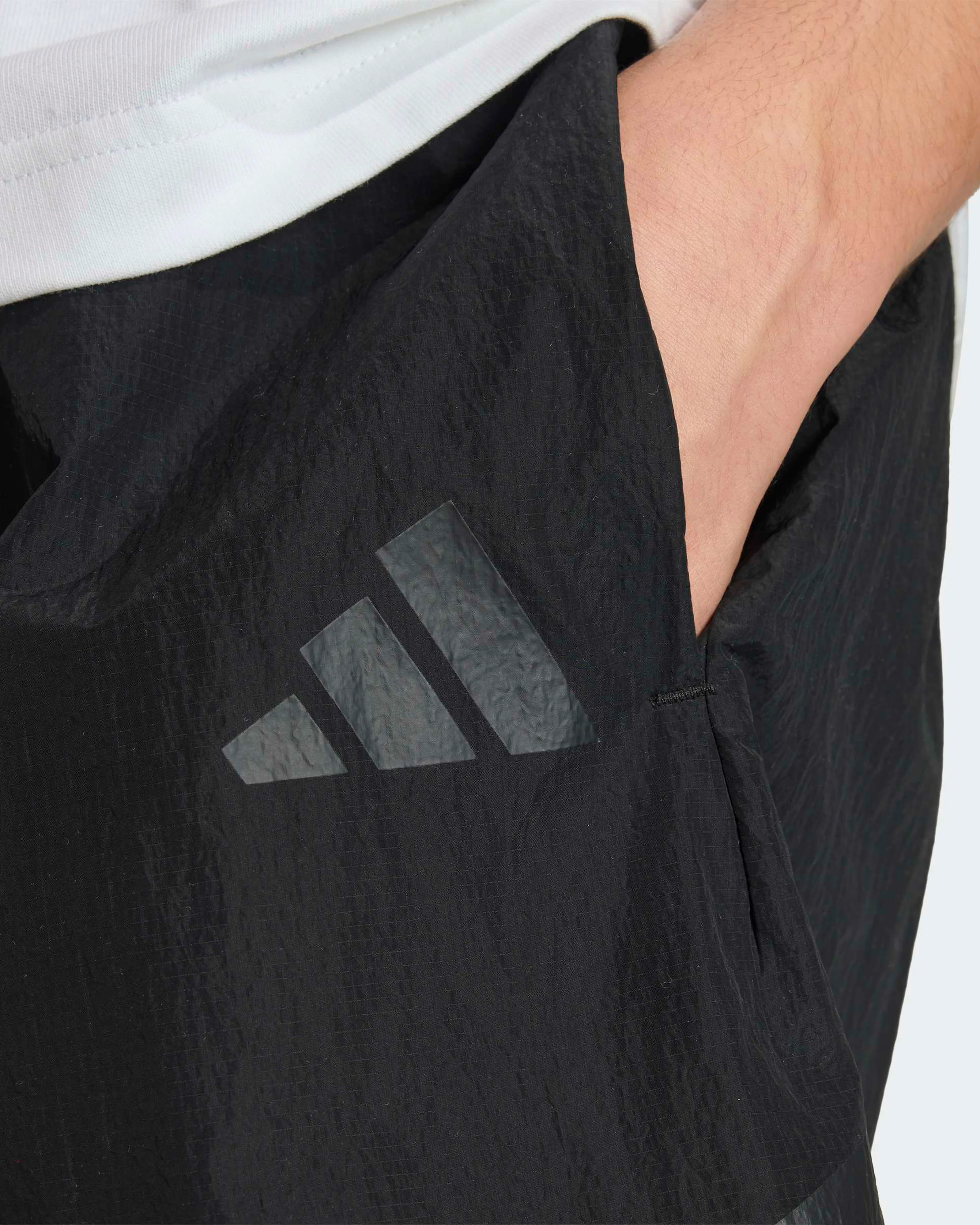 Mens Night Shorts Black - Image 5