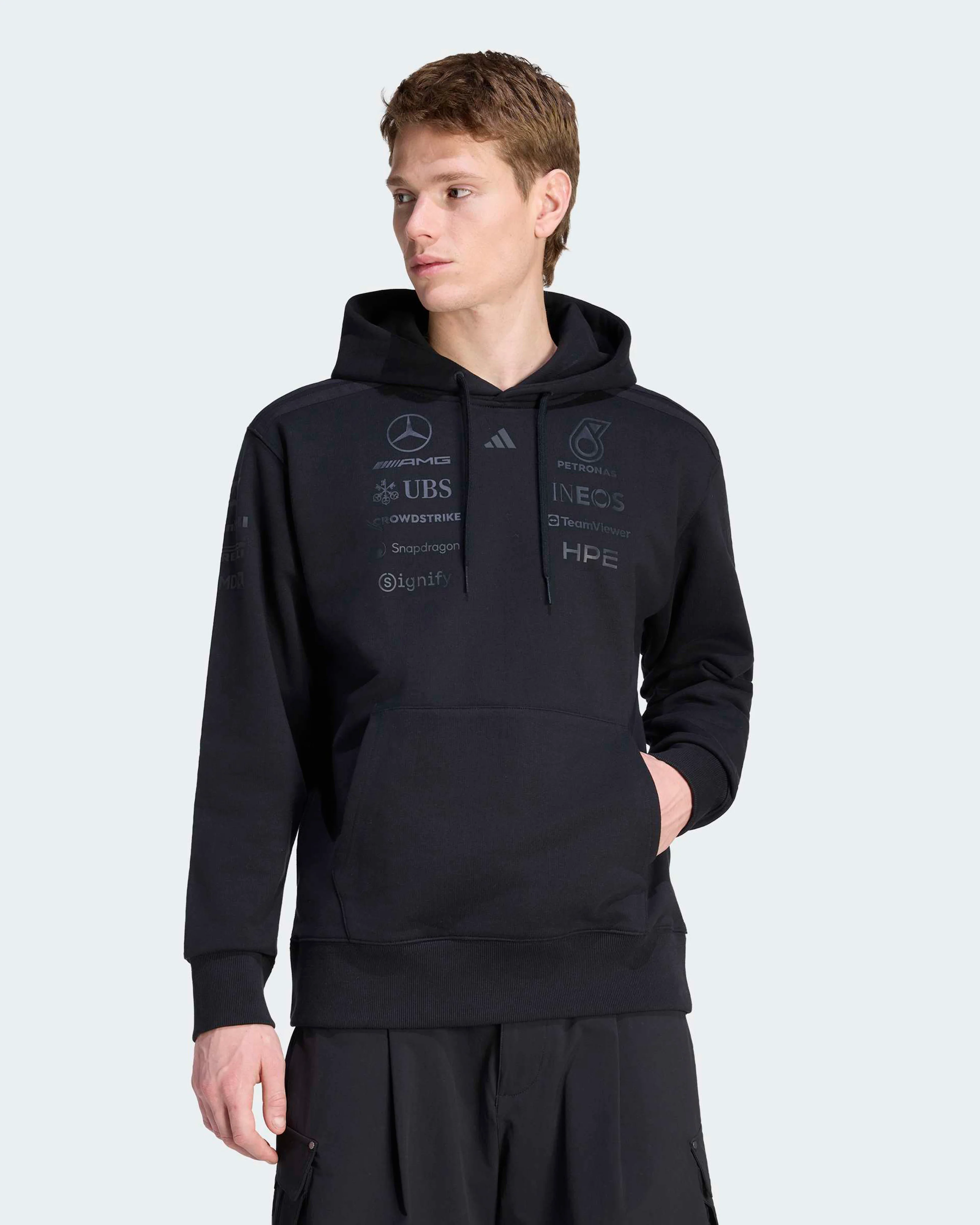 Mens 2026 Night Team Hoody Black - Image 4
