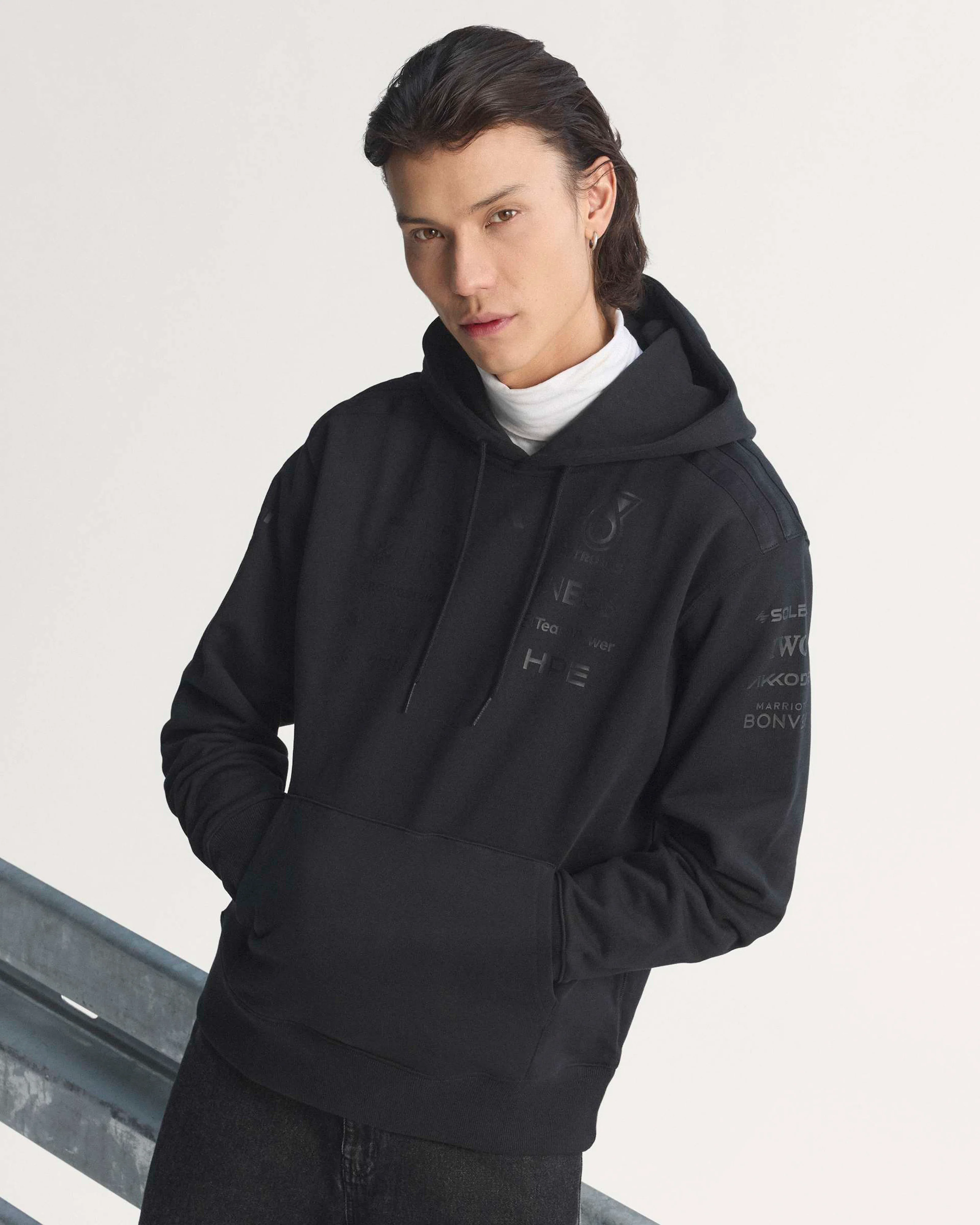 Mens 2026 Night Team Hoody Black - Image 6