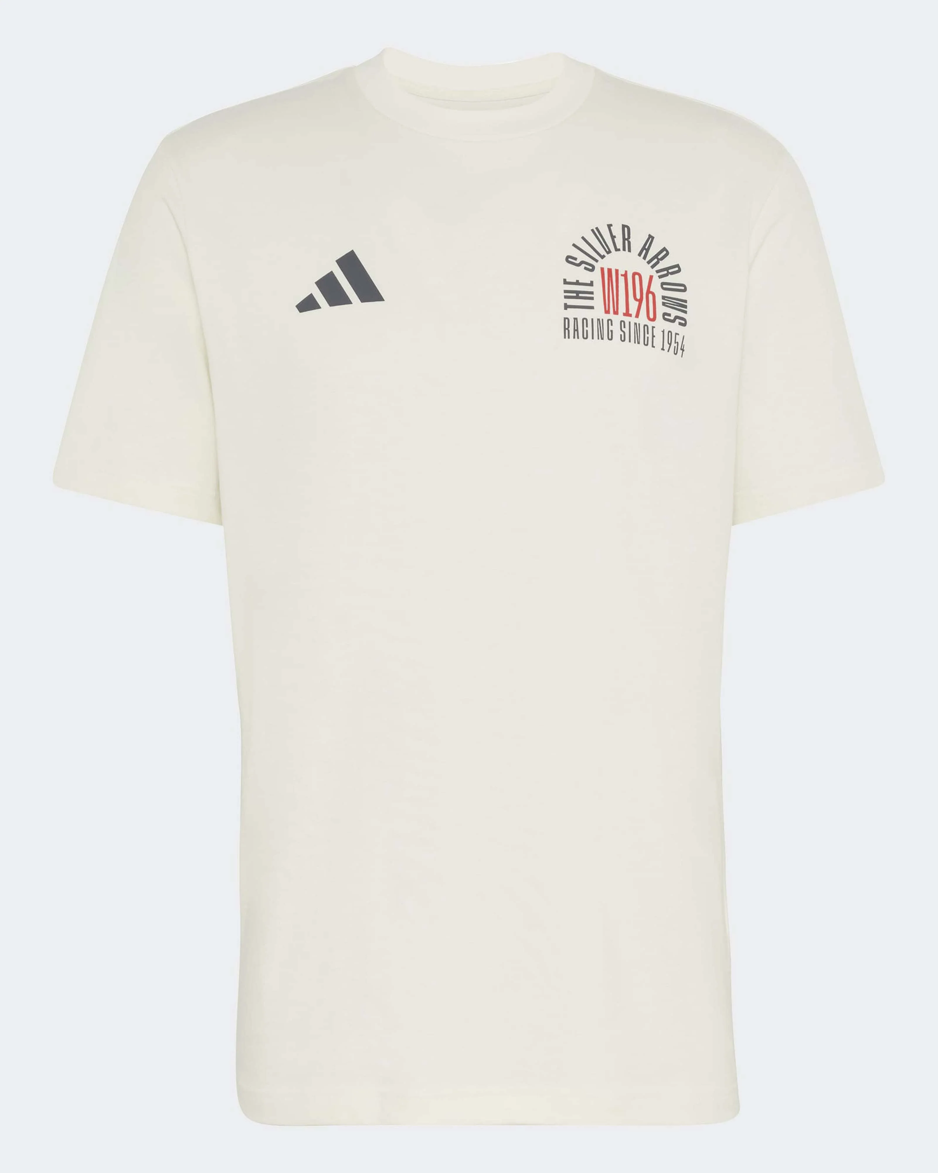 Mens Silver Arrows 1955 Graphic T-shirt Off White - Image 6