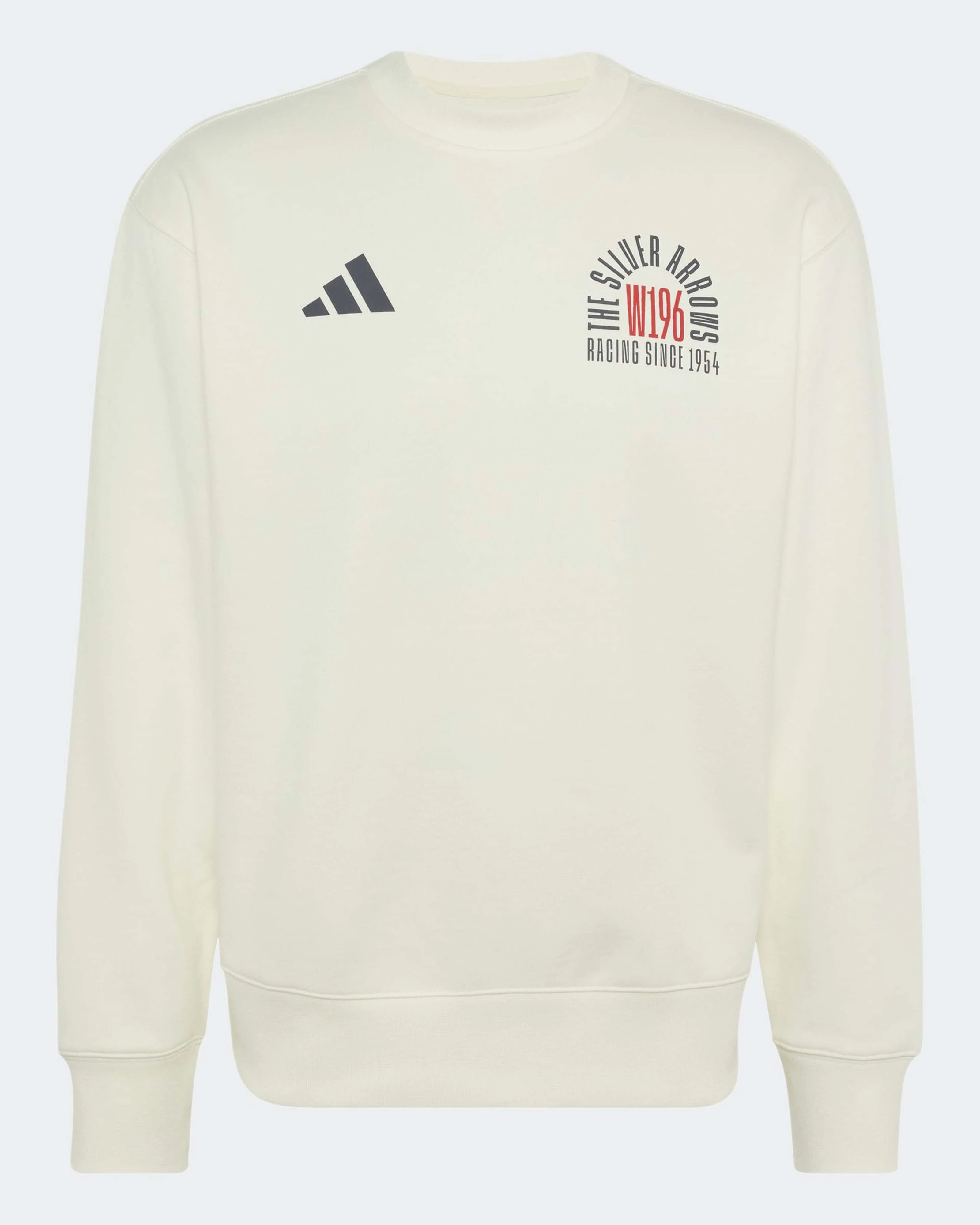 Mens Silver Arrows 1955 Sweat Top Off White - Image 7