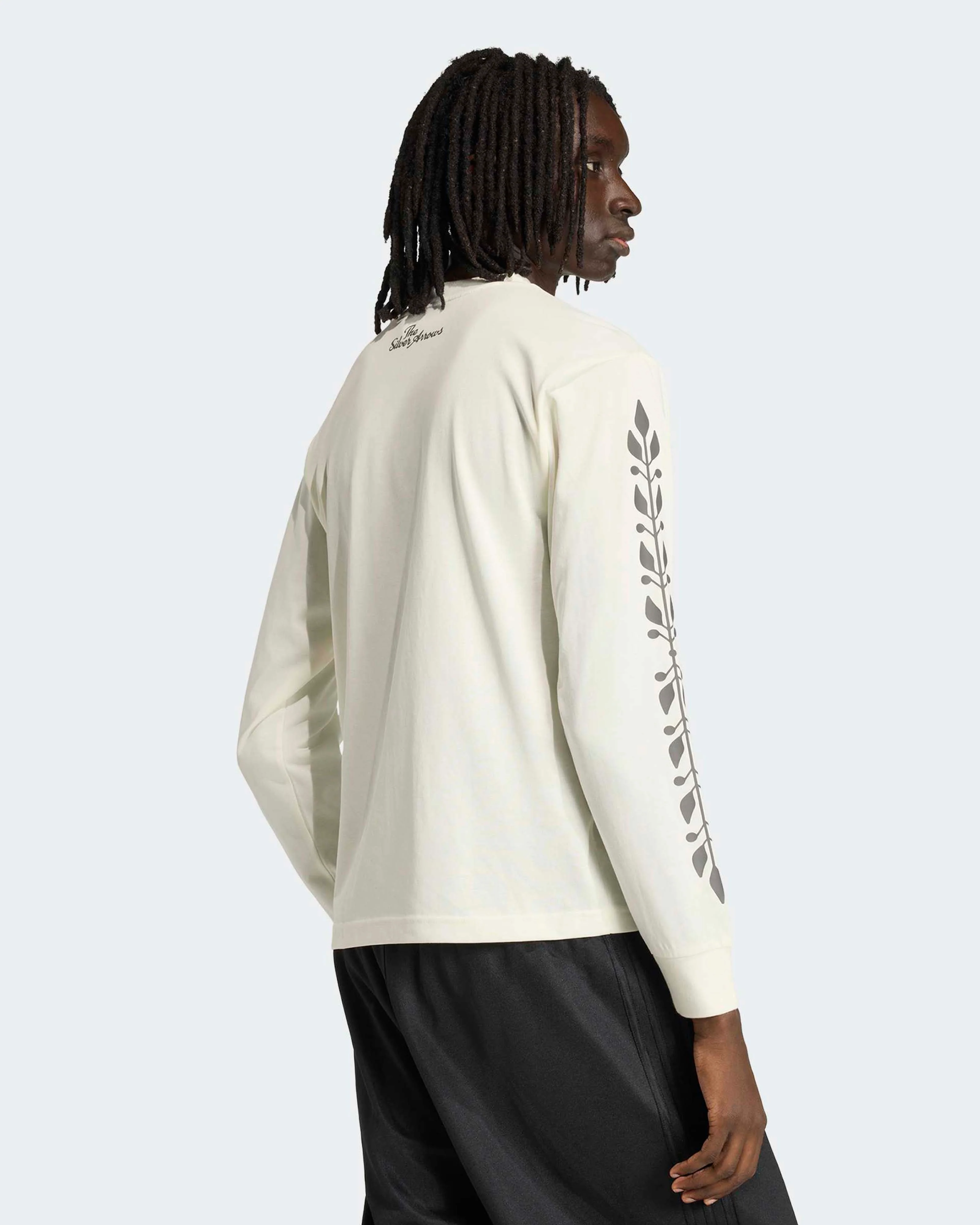 Mens Silver Arrows Heritage Long-Sleeve T-shirt Off White - Image 2