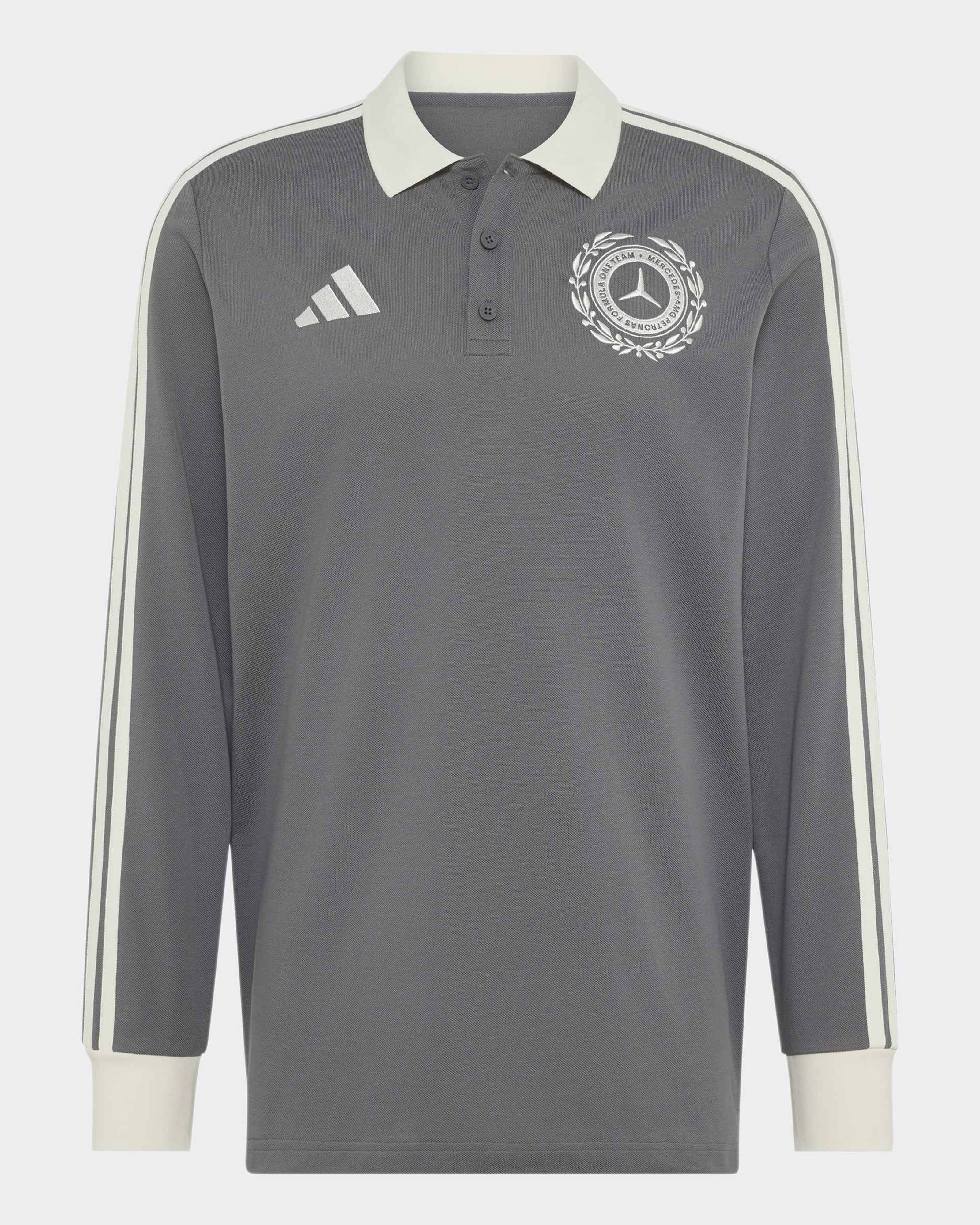 Mens Silver Arrows Icon Polo Grey - Image 7