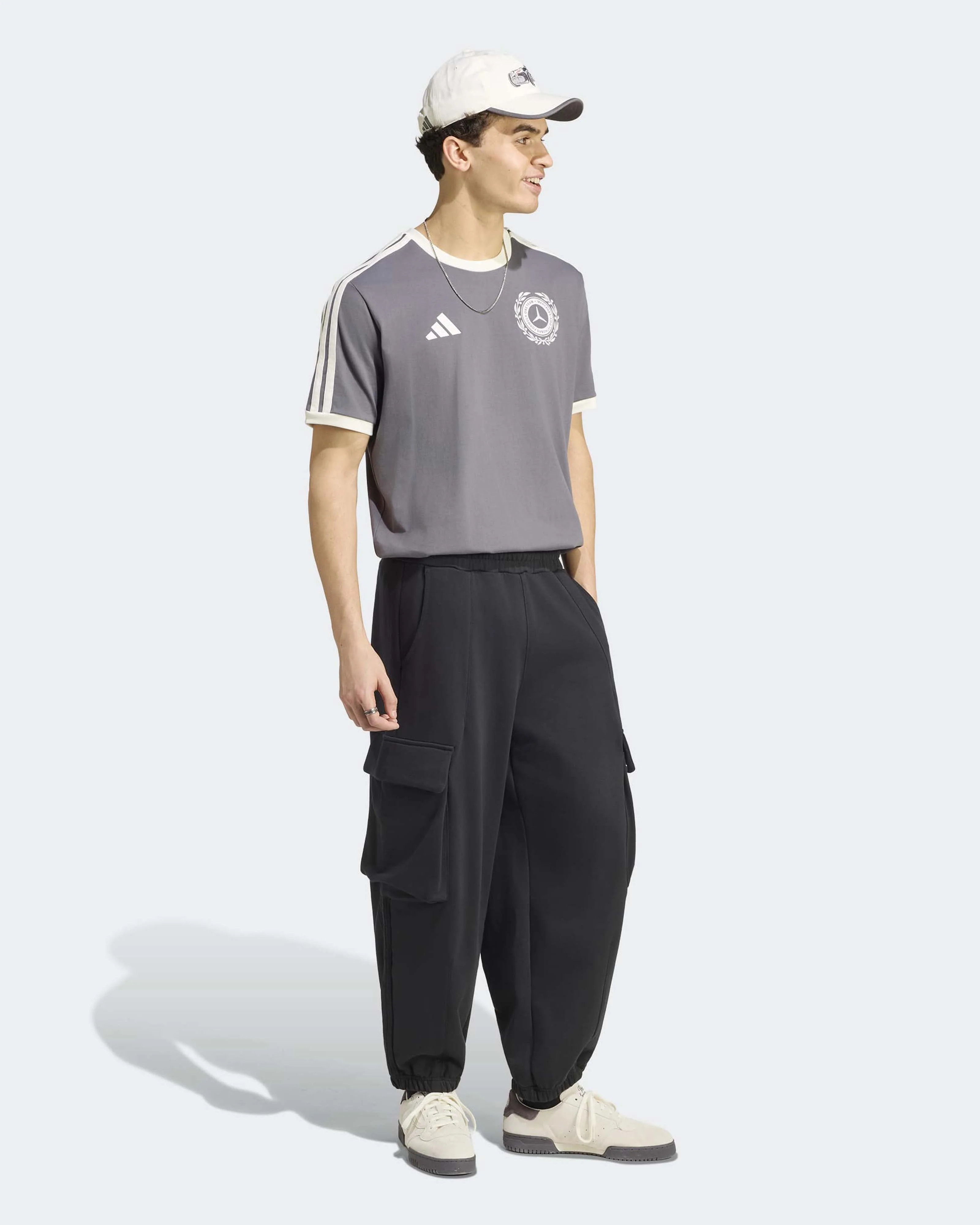 Mens Silver Arrows Icon T-shirt Grey - Image 5