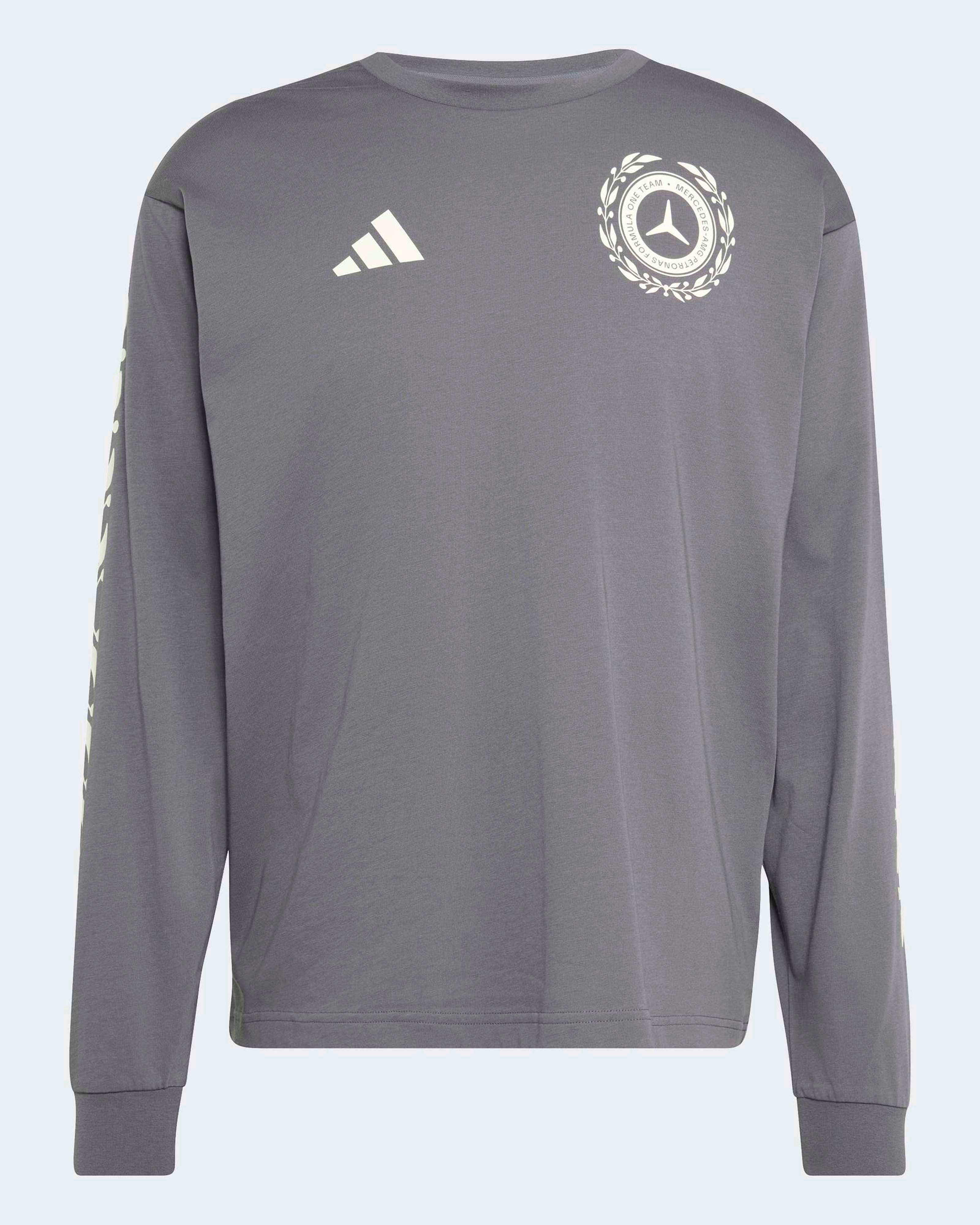 Mens Silver Arrows Longsleeve T-shirt Grey - Image 6