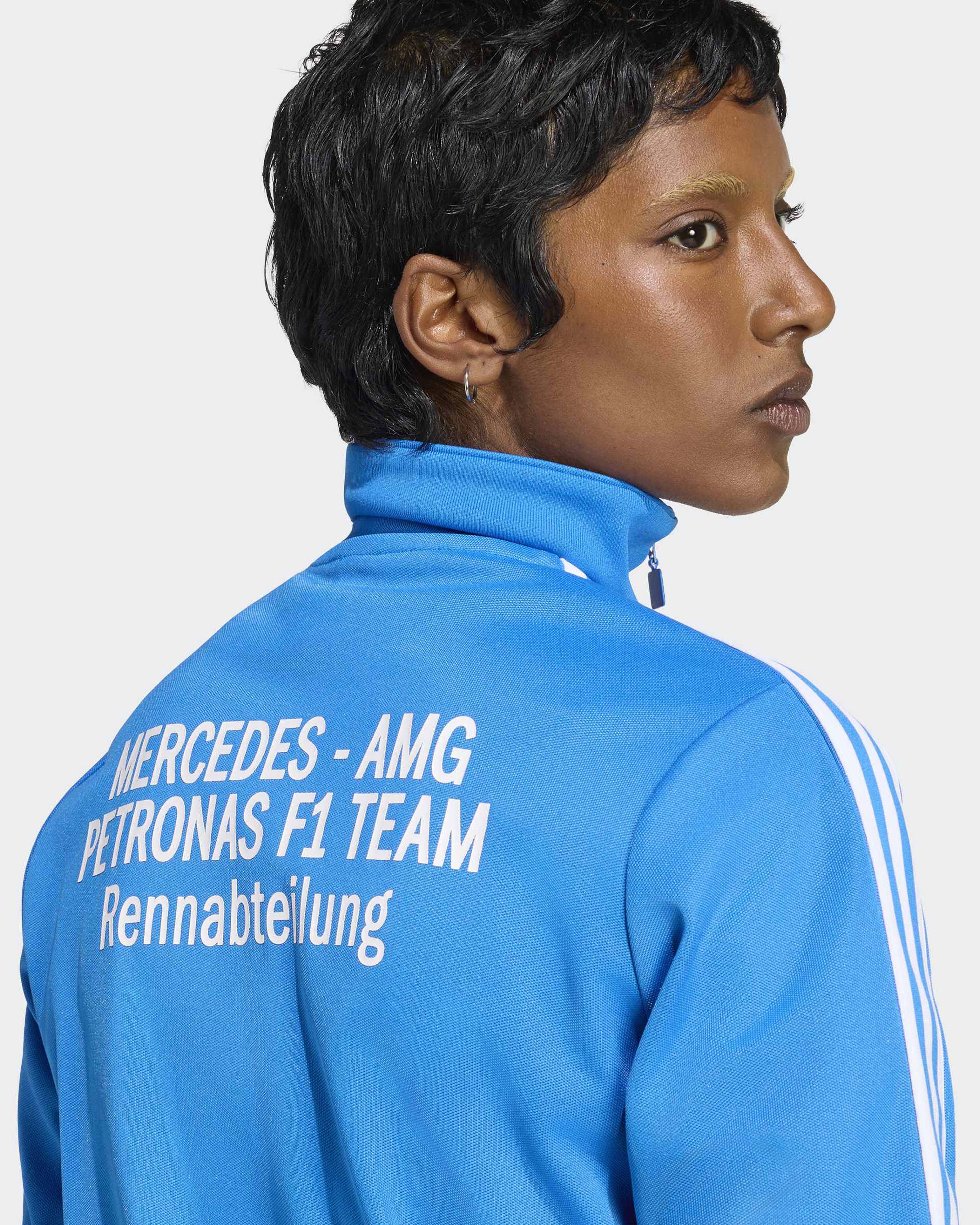 Womens Blue Wonder Track Top Blue - Image 4