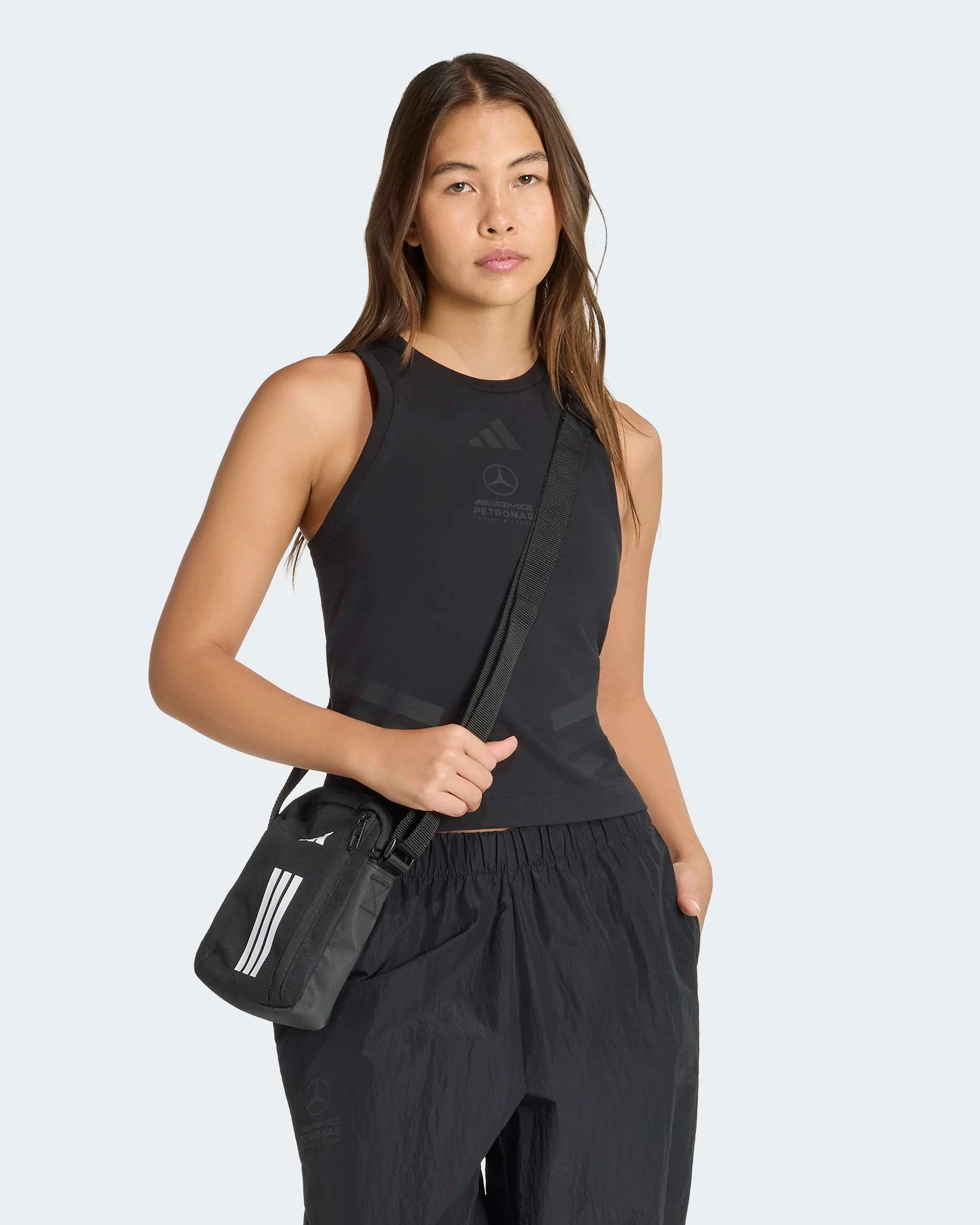 Womens Night Tank Top Black - Image 3