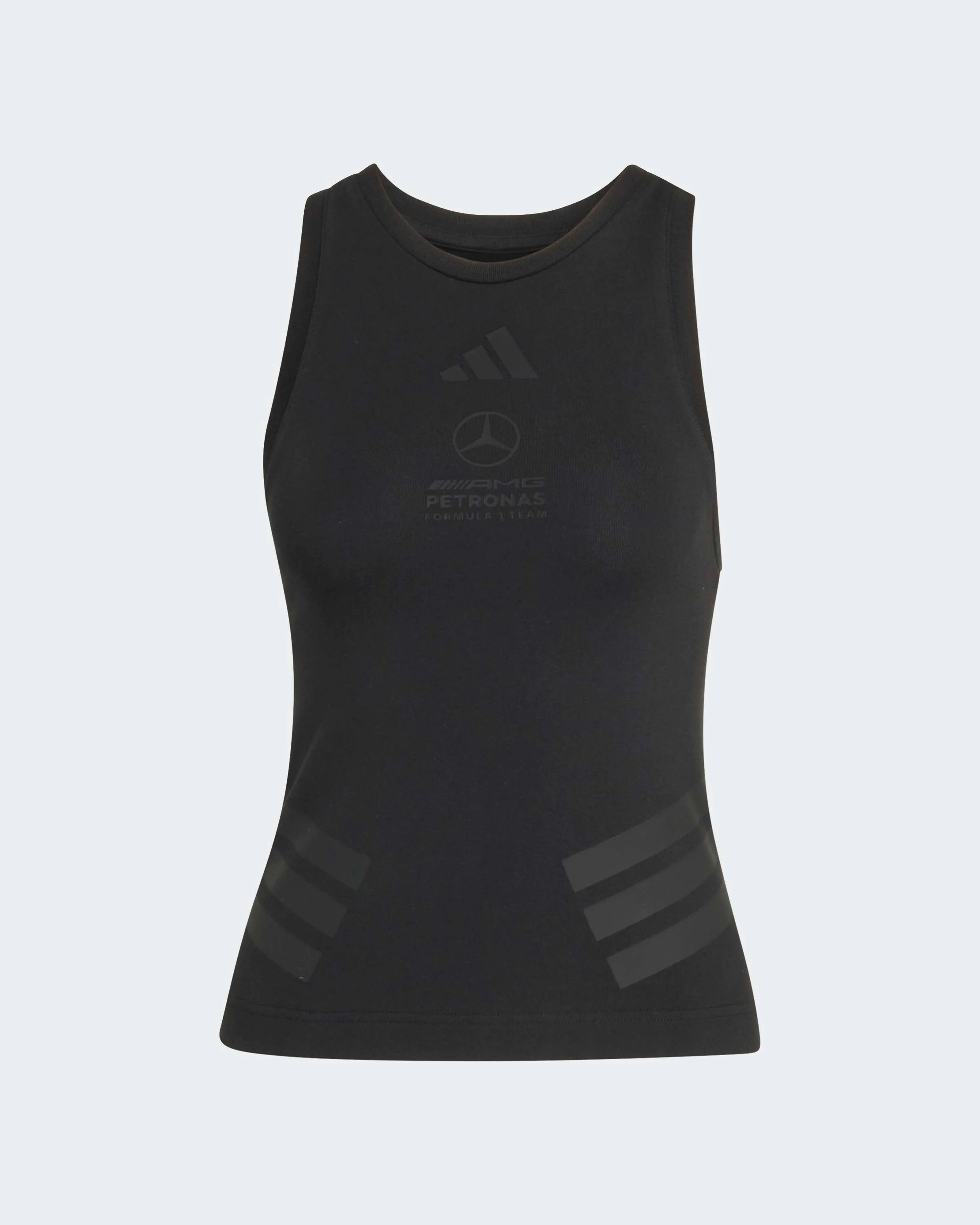 Womens Night Tank Top Black - Image 6