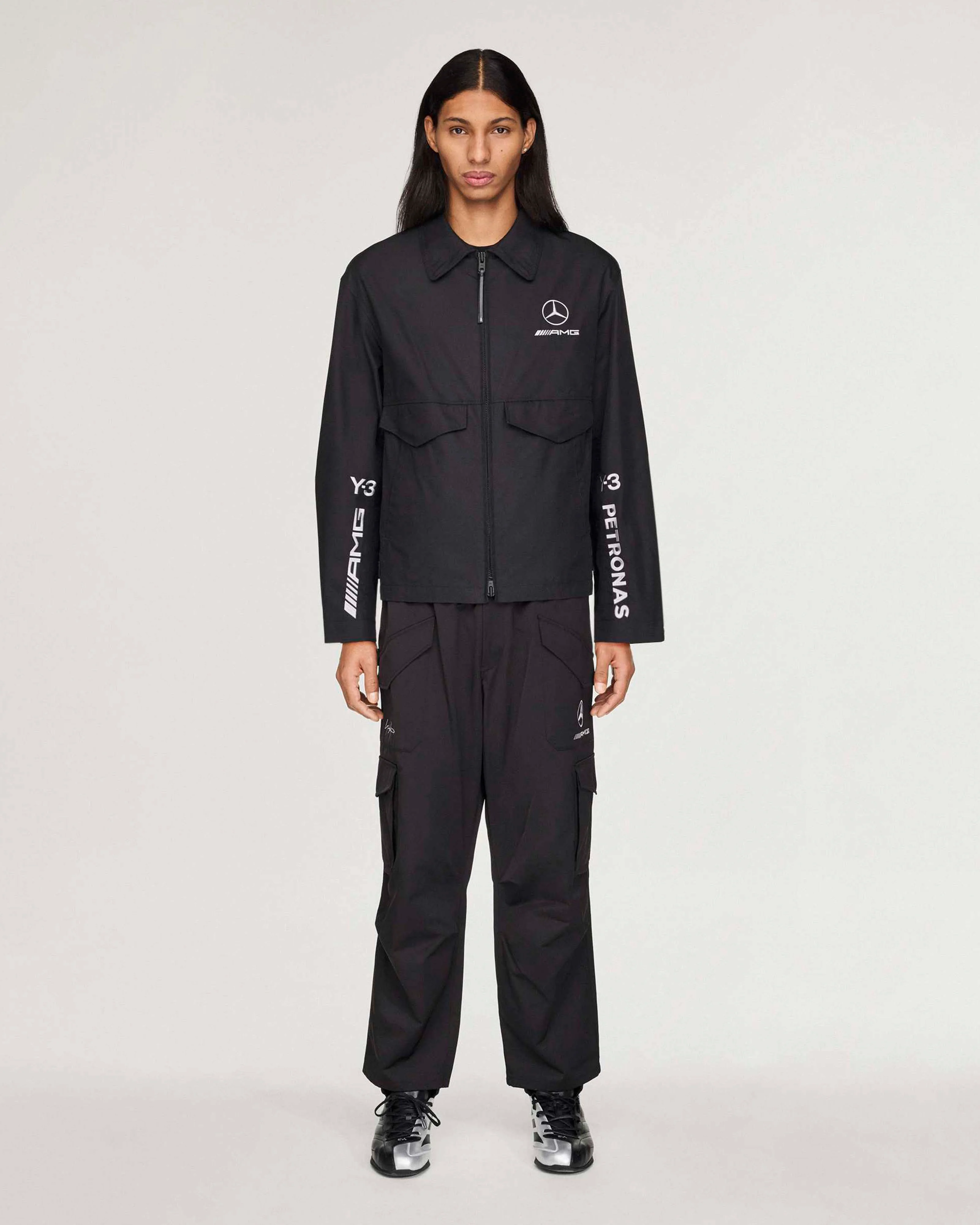 Y-3 Cargo Trousers Black