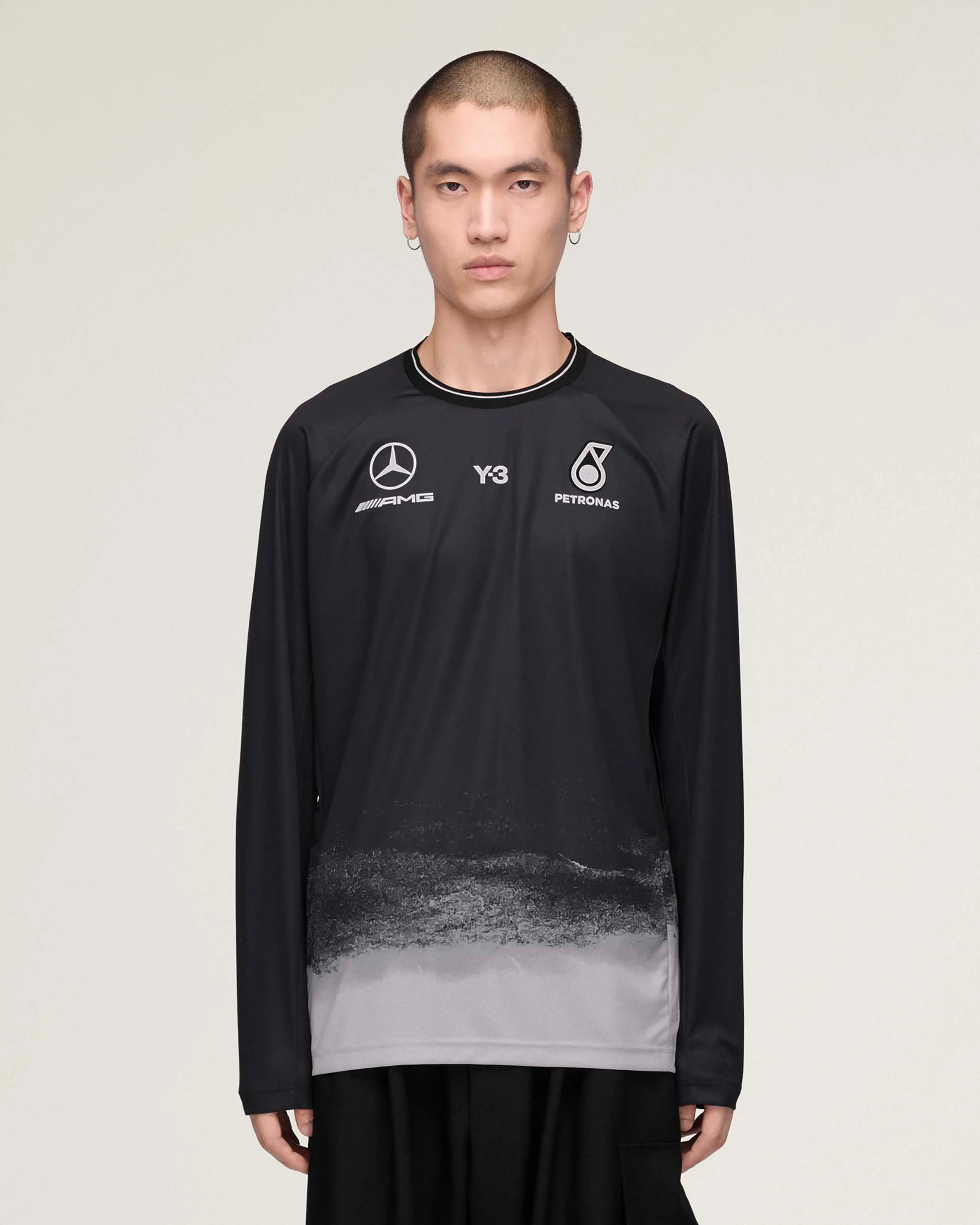 Y-3 Long-Sleeve Mechanics Tee Black