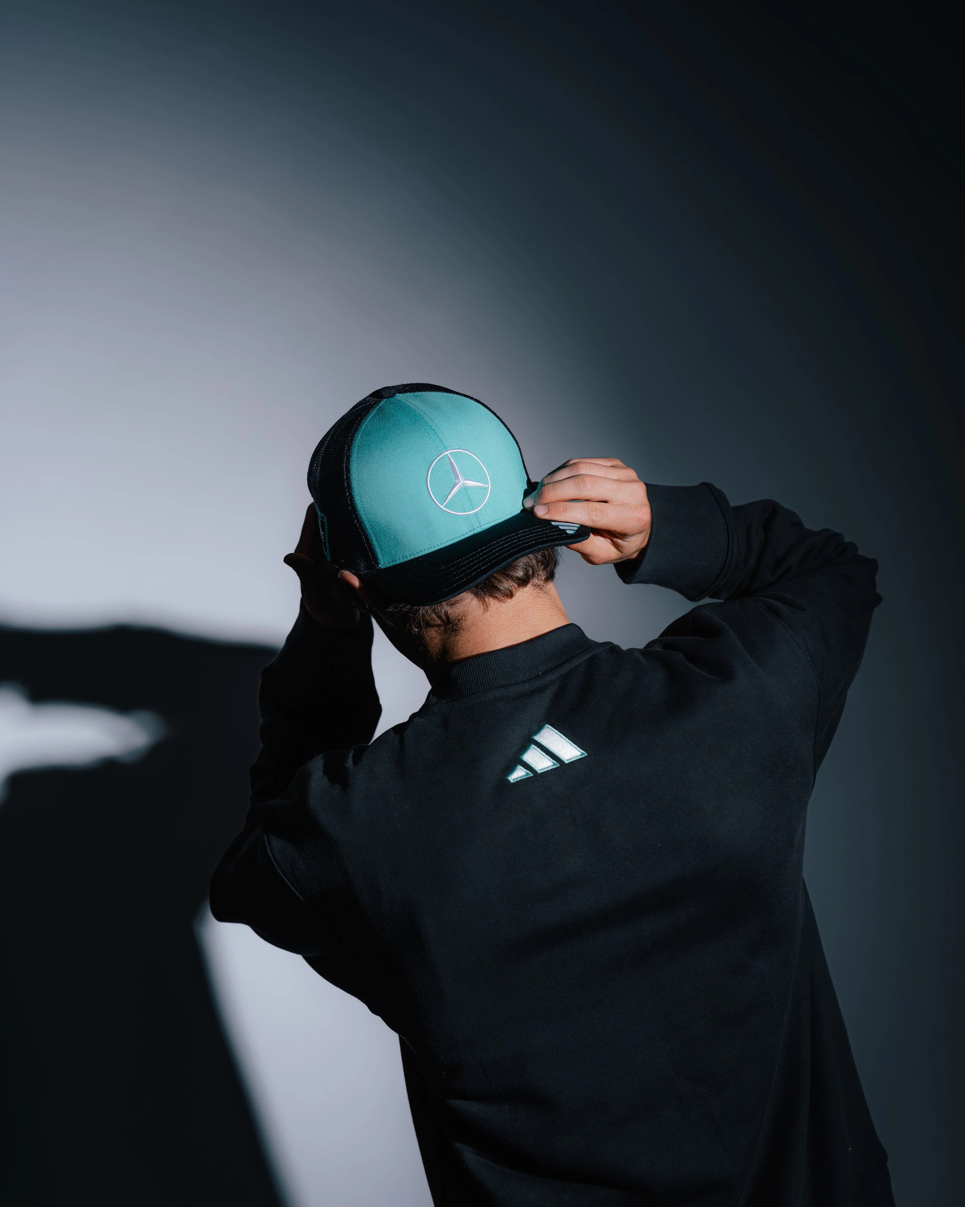 Las Vegas Trucker Cap Teal - Image 2