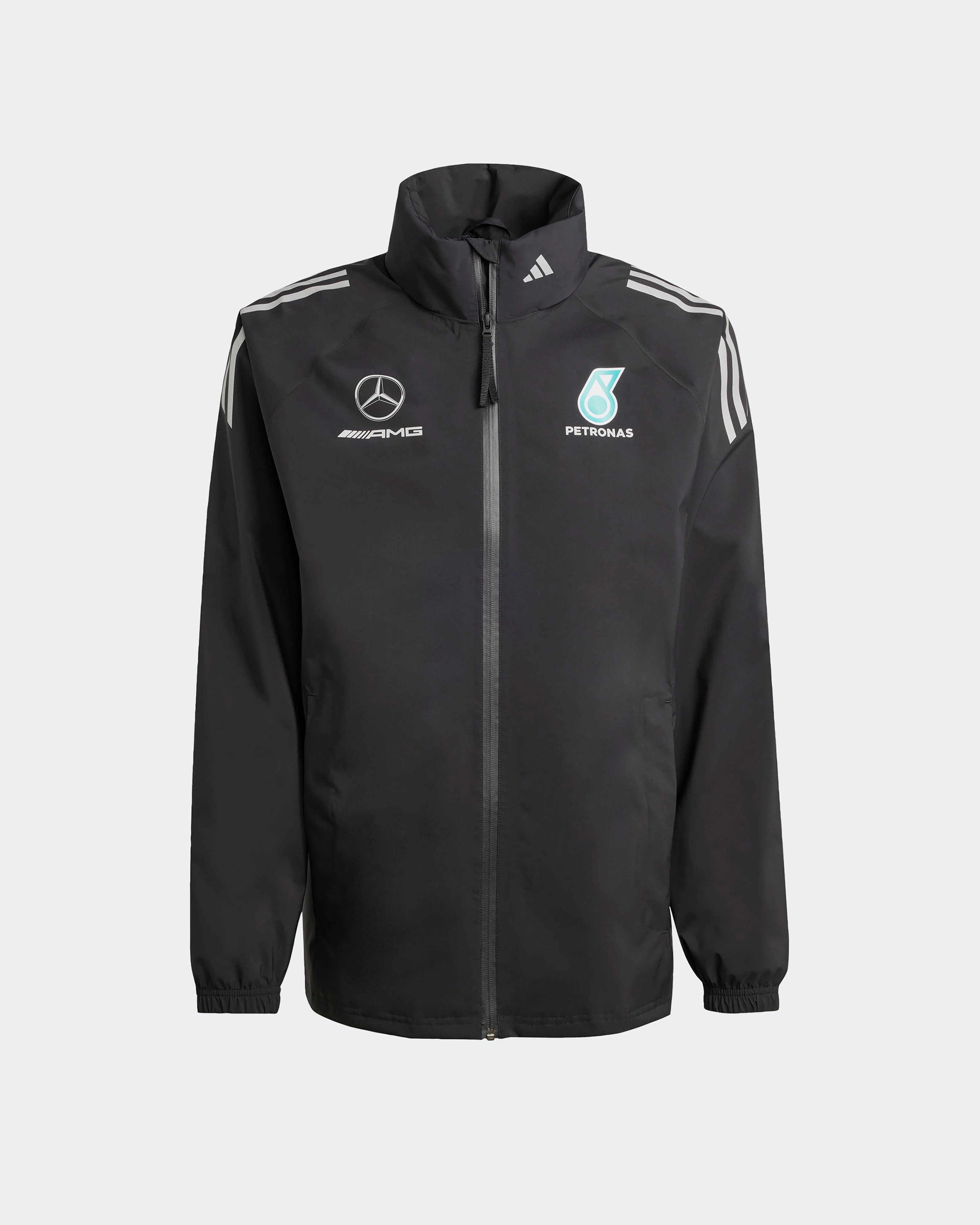 Mens 2025 Mechanics Rain Jacket Black - Image 6