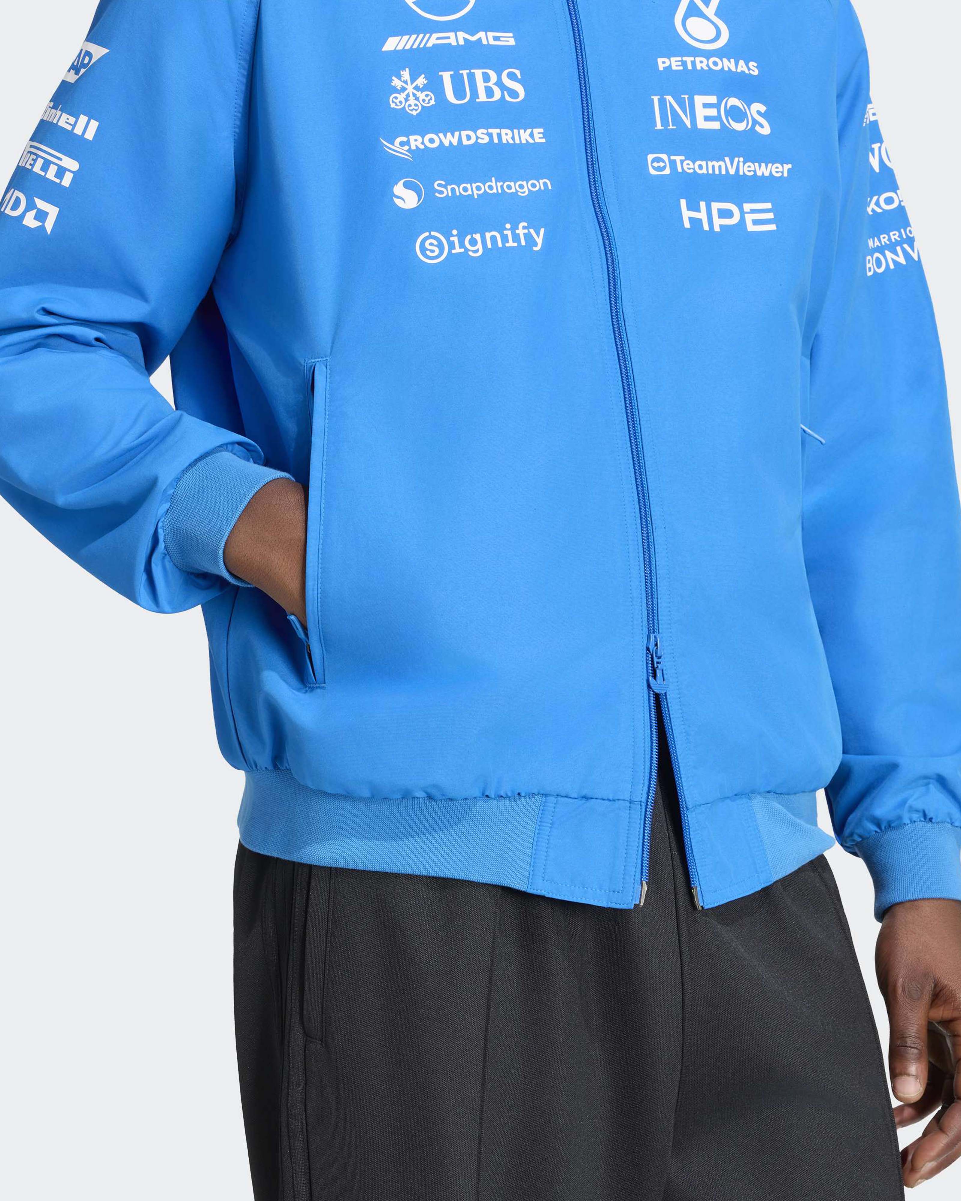 Mens 2026 Blue Wonder Team Harrington Jacket Blue - Image 9