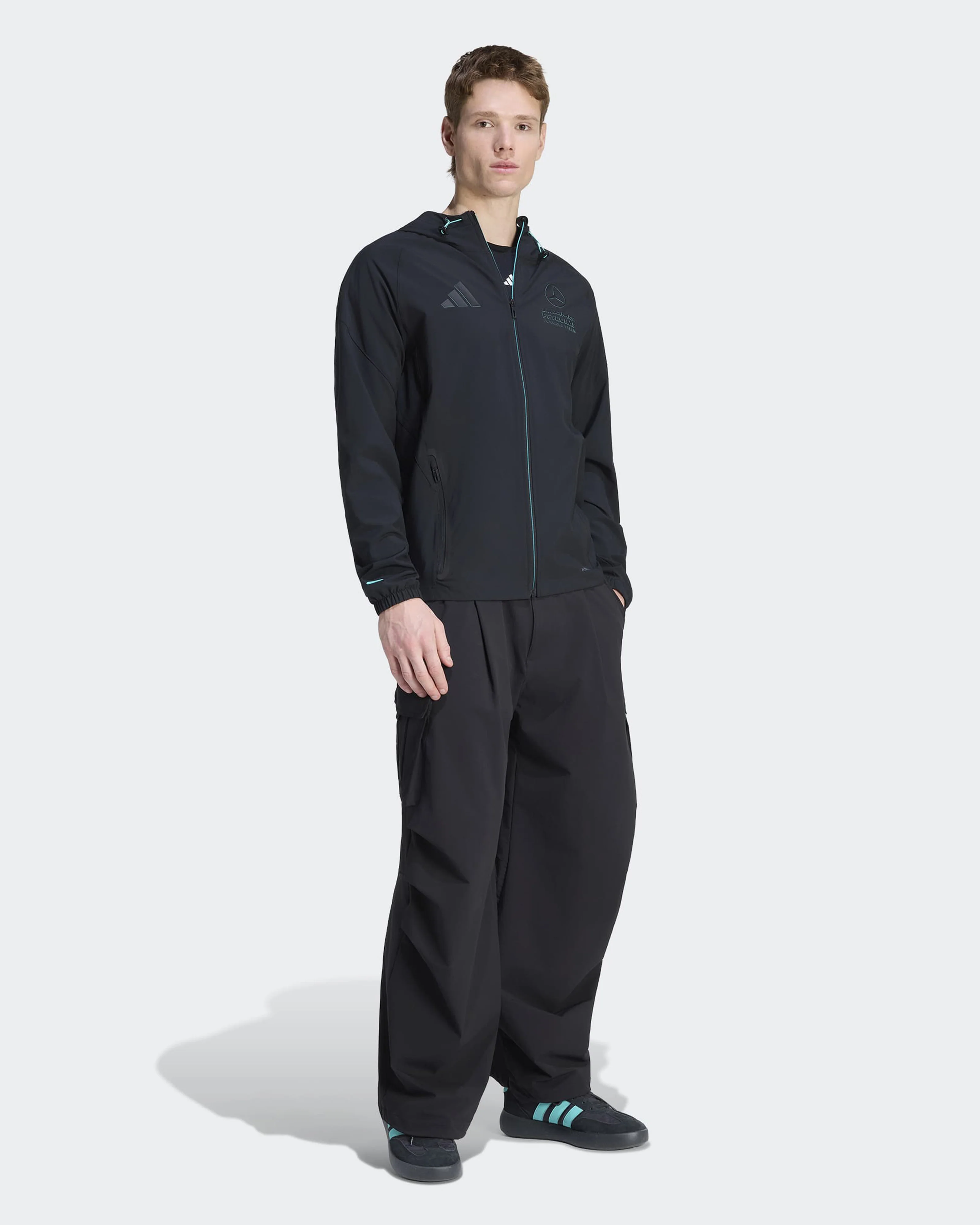 Mens Night Vis Tech Jacket Black - Image 3