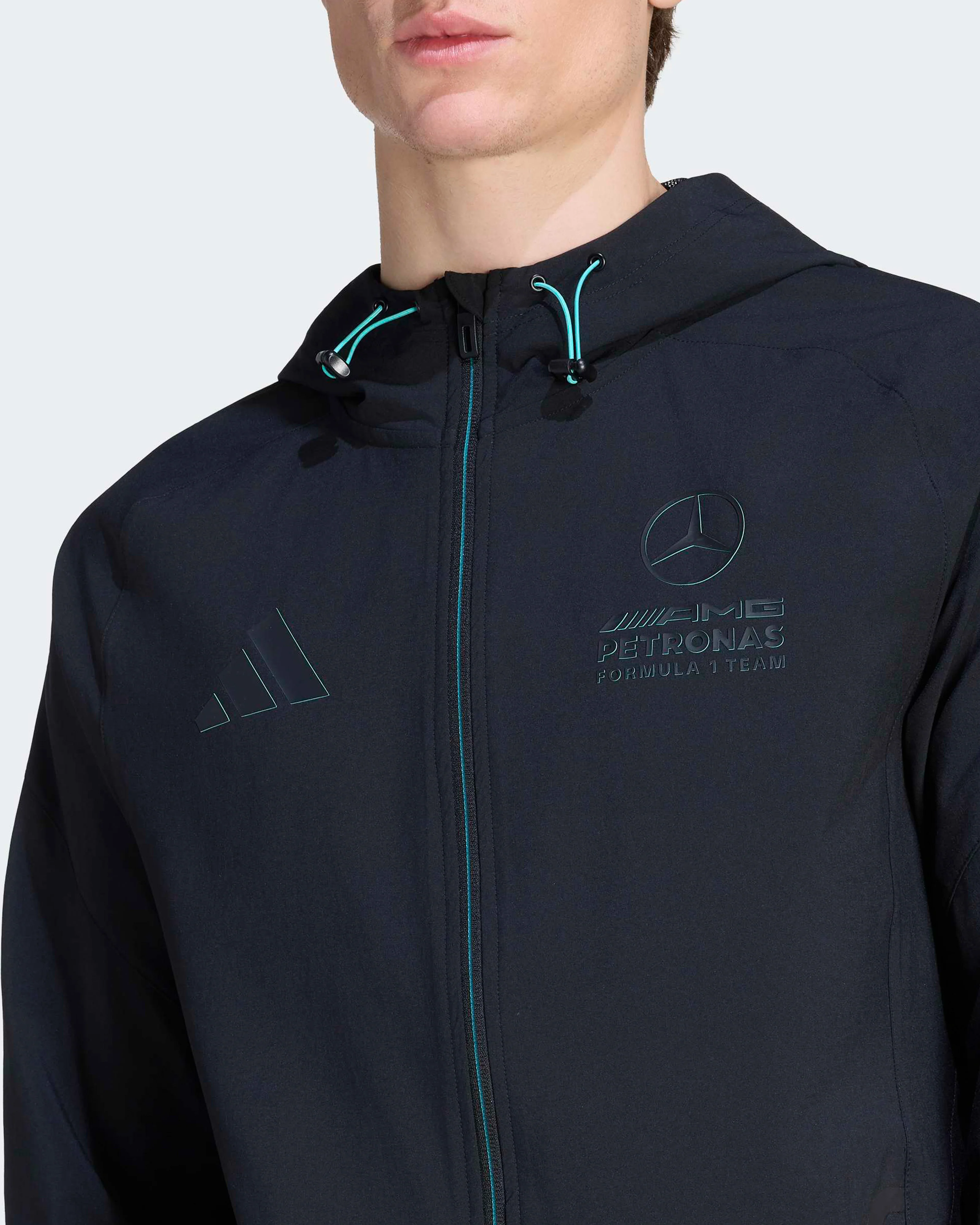 Mens Night Vis Tech Jacket Black - Image 4