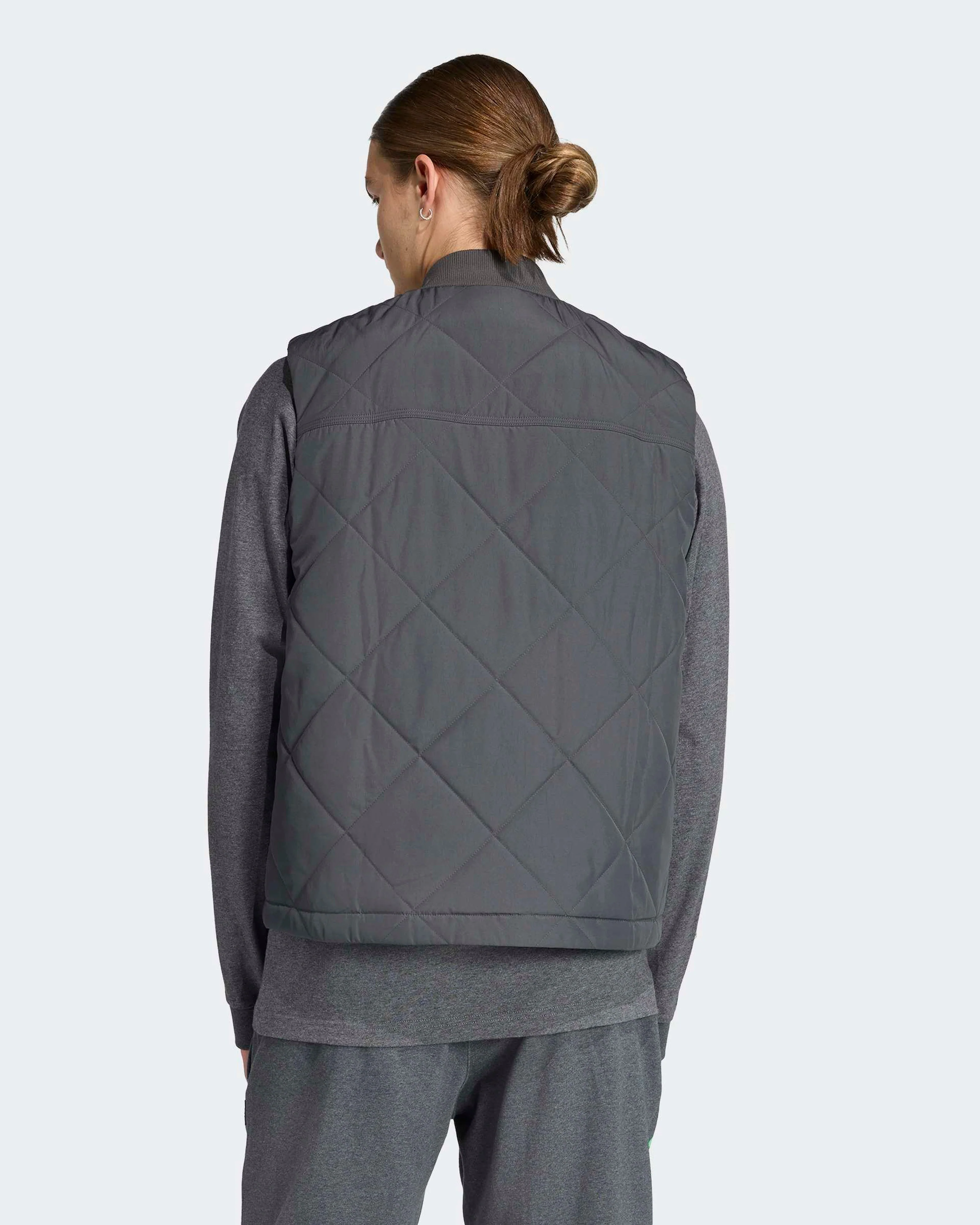 Mens Premium Sweat Vest Grey - Image 2