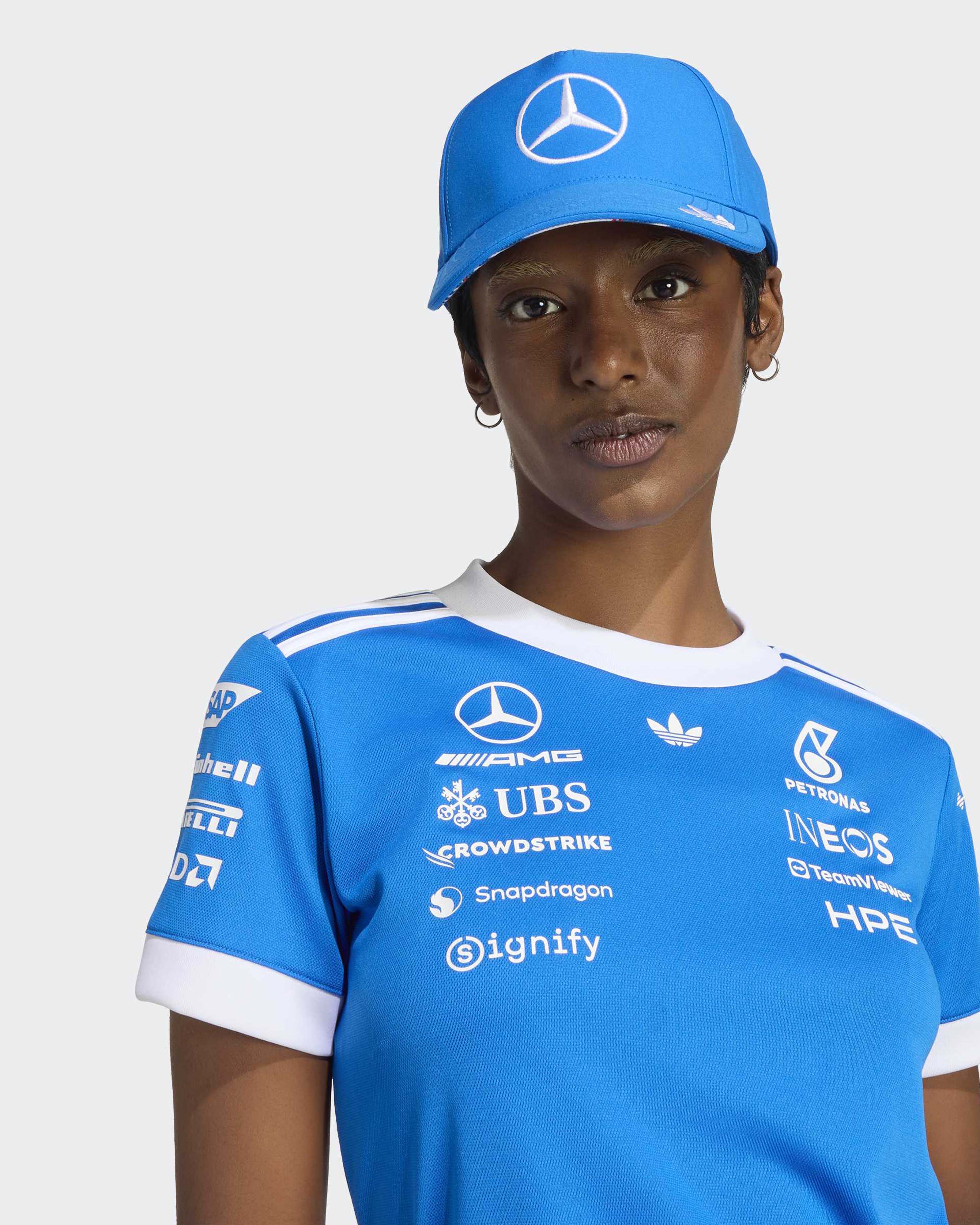Womens 2026 Blue Wonder Team Driver Tee Blue - Image 5