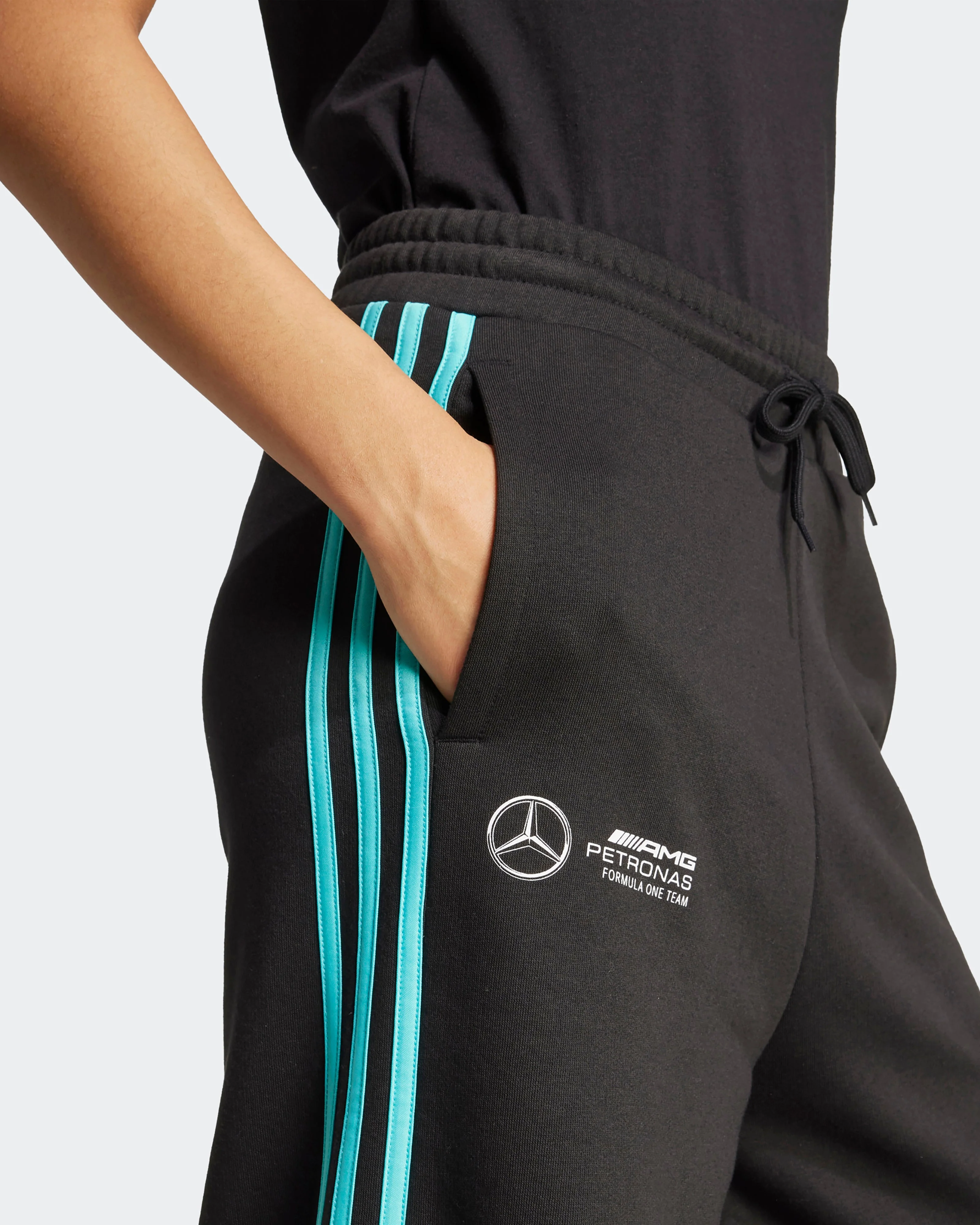 Womens DNA Joggers Black - Image 5